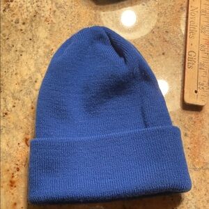 Blue beanie